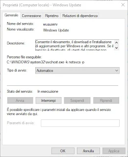 Actualización de servicios