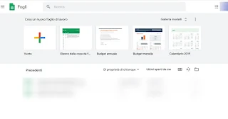 Hojas de cálculo de Google
