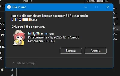 archivo imposible de eliminar