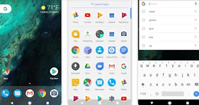 Pantalla de inicio de píxeles Lanzador de píxeles