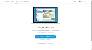 Escritorio de Telegrama Telegrama PC