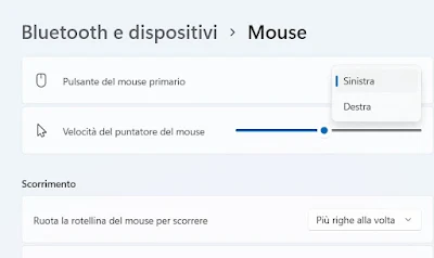 Teclas del mouse