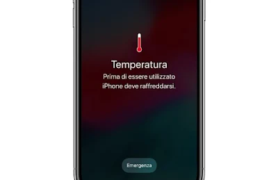 Alerta de temperatura del iPhone temperatura del iPhone