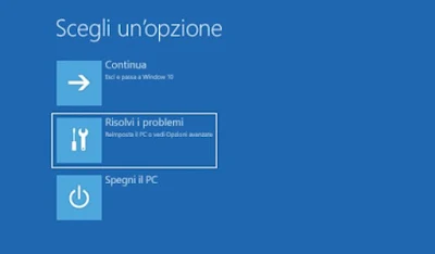 Consola de recuperación de Windows Resolver problemas