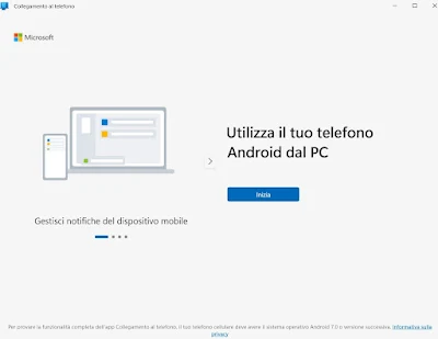 Conexión de la aplicación al teléfono Teléfono Windows