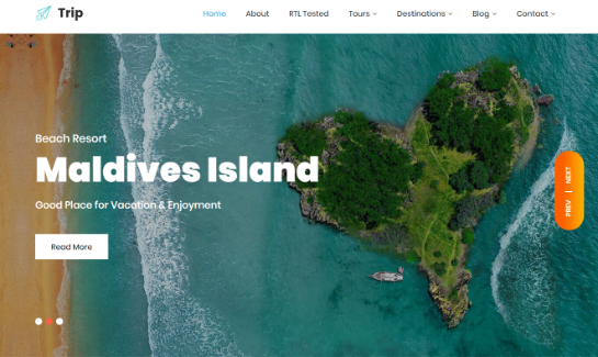 Temas de WordPress para barcos para empresas marítimas y de yates el viaje
