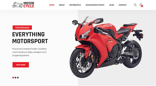 Temas de WordPress para barcos para empresas marítimas y de yates motocicleta